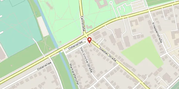 Karte der Umgebung von Ostenallee 78, 59071 Hamm