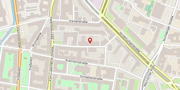Karte der Umgebung von Emilienstraße 15, 04107 Leipzig