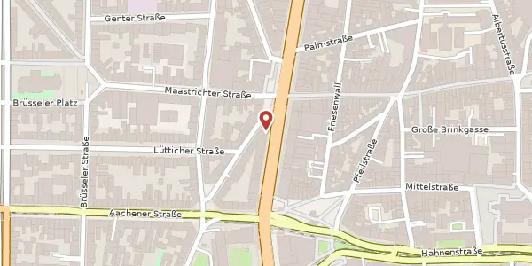 Karte der Umgebung von Hohenzollernring 25, 50672 Köln