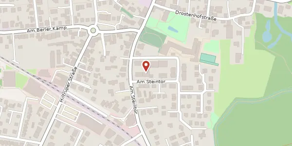 Karte der Umgebung von Am Steintor 17, 48167 Münster