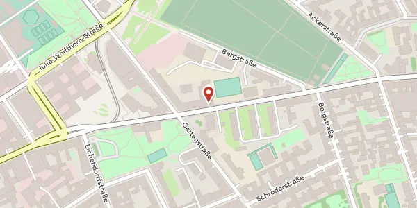 Karte der Umgebung von Invalidenstraße 15, 10115 Berlin