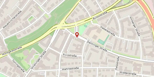 Karte der Umgebung von Denninger Str. 6, 81679 München