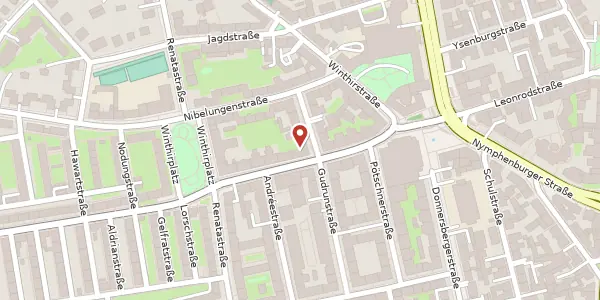 Karte der Umgebung von Wendl-Dietrich-Str. 12, 80634 München