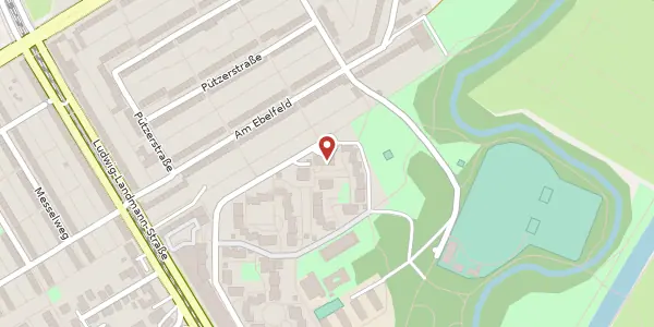 Karte der Umgebung von Heinrich-Lübke-Str. 70, 60488 Frankfurt