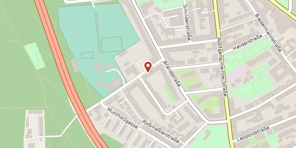 Karte der Umgebung von Teichstraße 7, 04277 Leipzig