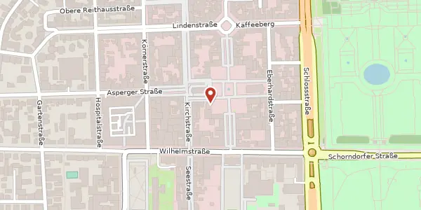 Karte der Umgebung von Marktplatz 11, 71634 Ludwigsburg