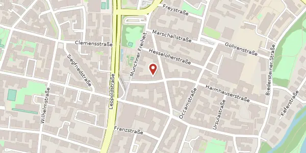 Karte der Umgebung von Heimhauserstr. 3 a, 80802 München