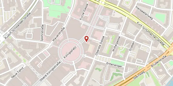 Karte der Umgebung von Untere Königsstraße 44, 34117 Kassel