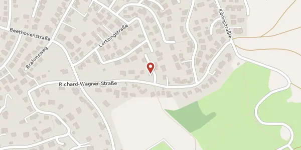 Karte der Umgebung von Richard-Wagner-Straße 33, 72766 Reutlingen