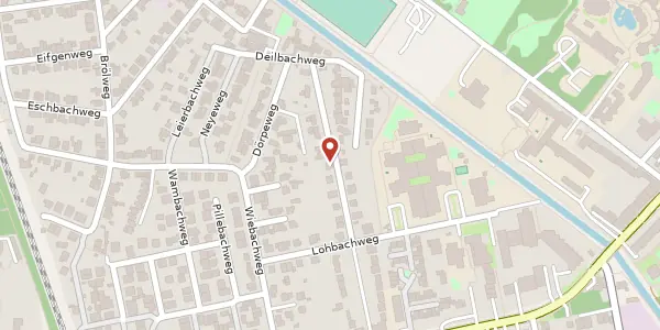 Karte der Umgebung von Morsbachweg 15, 40625 Düsseldorf