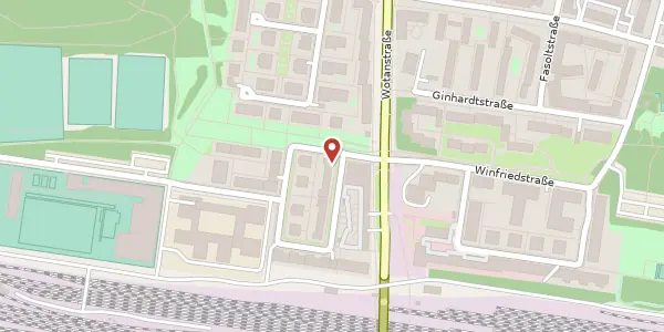 Karte der Umgebung von Rosa-Bavarese-Str. 2, 80639 München