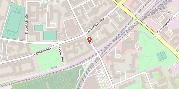 Karte der Umgebung von Balanstr. 44, 81541 München