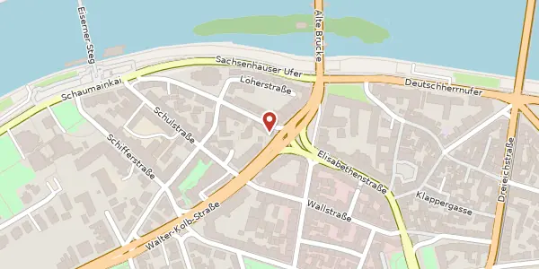 Karte der Umgebung von Dreikönigsstr. 15, 60594 Frankfurt