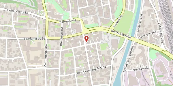 Karte der Umgebung von Warenburgstraße 3, 78050 Villingen-Schwenningen