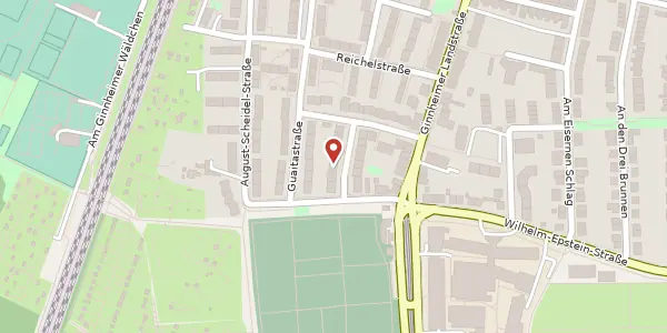 Karte der Umgebung von Prächterstr. 11, 60431 Frankfurt