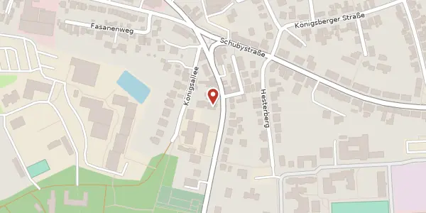Karte der Umgebung von Flensburger Straße 21, 24837 Schleswig