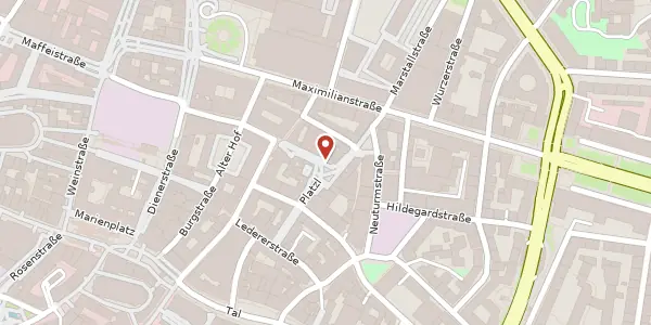 Karte der Umgebung von Platzl 4, 80331 München