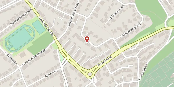 Karte der Umgebung von Hofackerstr. 10 a, 45259 Essen