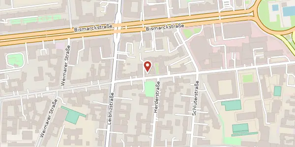 Karte der Umgebung von Schillerstraße 15, 10625 Berlin