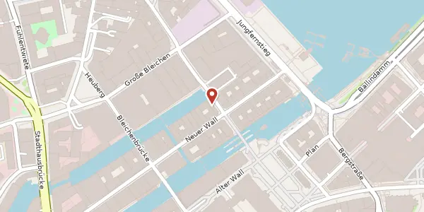 Karte der Umgebung von Poststraße 3, 20354 Hamburg