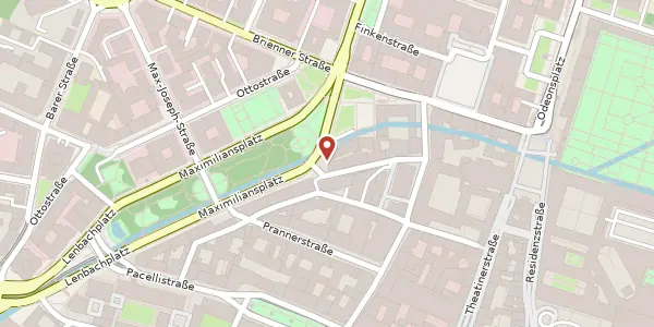 Karte der Umgebung von Maximiliansplatz 12 b, 80333 München