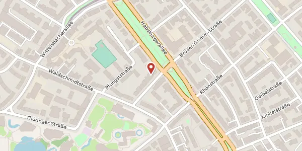 Karte der Umgebung von Brüder-Grimm-Str. 13, 60314 Frankfurt