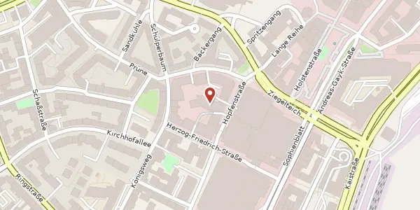 Karte der Umgebung von Hopfenstraße 67, 24103 Kiel