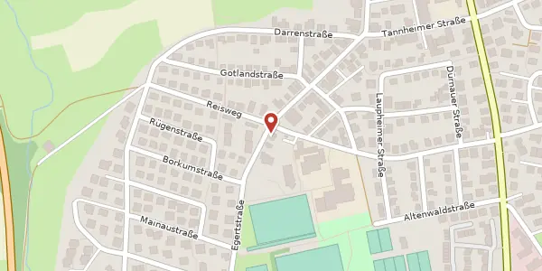 Karte der Umgebung von Egertstraße 33, 72768 Reutlingen