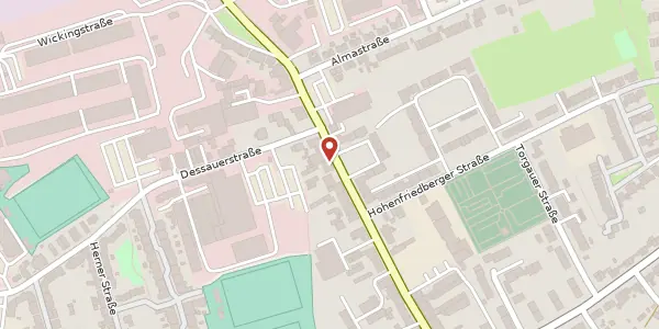 Karte der Umgebung von Ückendorfer Str. 42, 45886 Gelsenkirchen