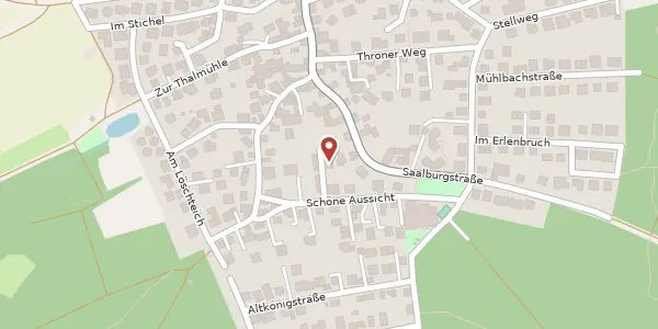 Karte der Umgebung von Schöne Aussicht 18 D, 61273 Wehrheim