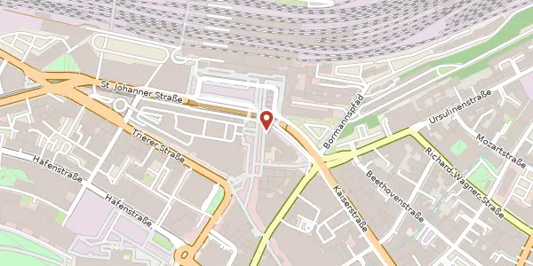 Karte der Umgebung von Reichsstraße 16, 66111 Saarbrücken
