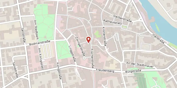 Karte der Umgebung von Fischerstr. 17, 87435 Kempten