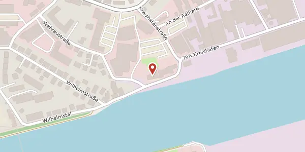 Karte der Umgebung von Am Kreishafen 2, 24768 Rendsburg