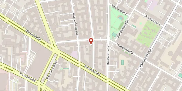 Karte der Umgebung von Friedelstraße 56, 12047 Berlin