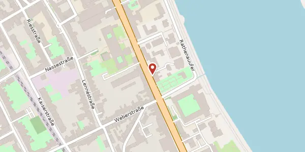 Karte der Umgebung von Adenauer Allee 73, 53113 Bonn