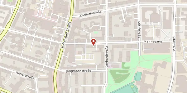 Karte der Umgebung von Schauenburgerstraße 21, 24105 Kiel