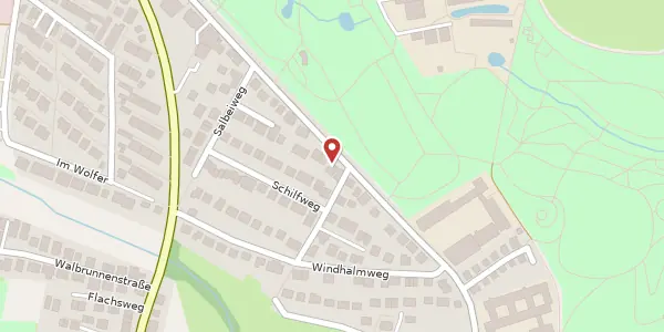 Karte der Umgebung von Paracelsusstraße 63 B, 70599 Stuttgart
