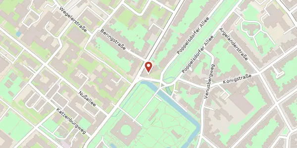 Karte der Umgebung von Poppelsdorfer Allee 114, 53115 Bonn