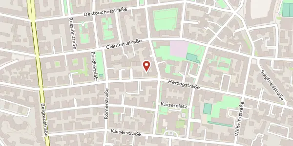 Karte der Umgebung von Herzogstr. 46, 80803 München