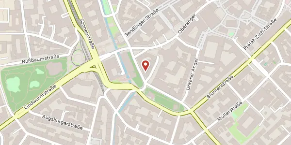 Karte der Umgebung von An der Hauptfeuerwache 12, 80331 München