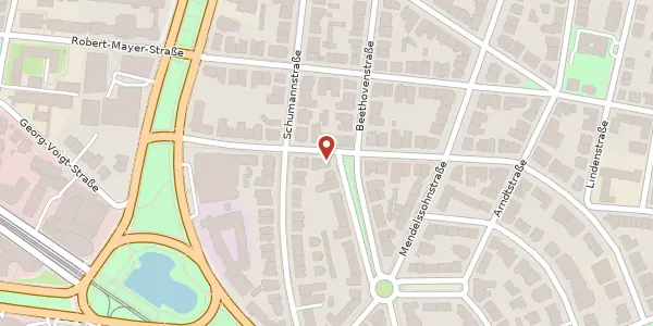 Karte der Umgebung von Beethovenstr. 29, 60325 Frankfurt