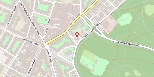 Karte der Umgebung von Walderseestraße 1, 30163 Hannover