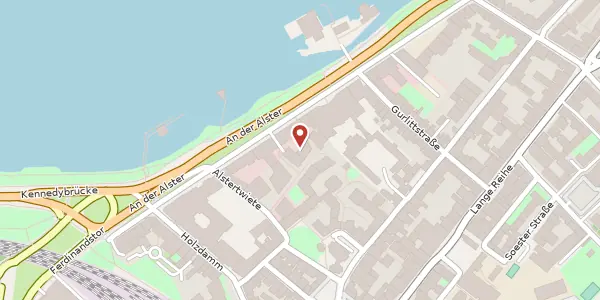 Karte der Umgebung von An der Alster 57, 20099 Hamburg