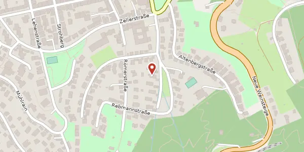 Karte der Umgebung von Immenhoferstraße 86B, 70180 Stuttgart