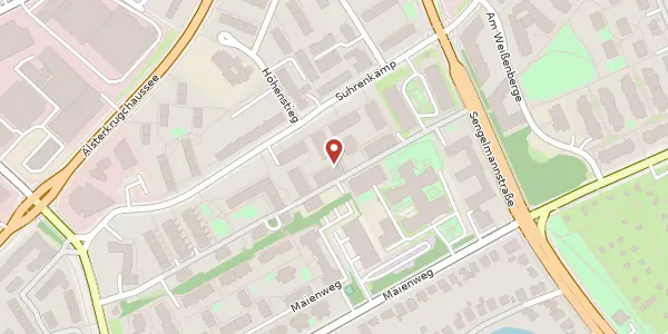 Karte der Umgebung von Rotbuchenhain 12, 22335 Hamburg