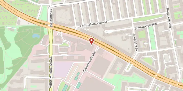 Karte der Umgebung von Arnulfstr. 197, 80634 München