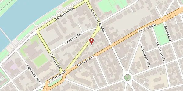 Karte der Umgebung von Hans-Thoma-Str. 11, 60596 Frankfurt