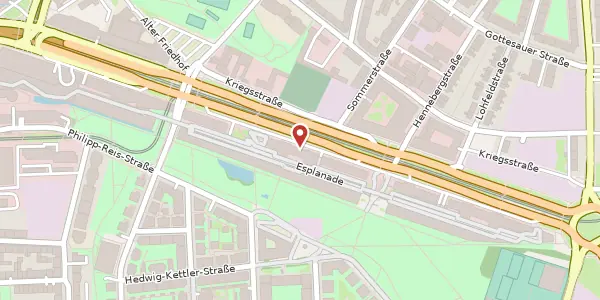 Karte der Umgebung von Ludwig-Erhard-Allee 10, 76131 Karlsruhe