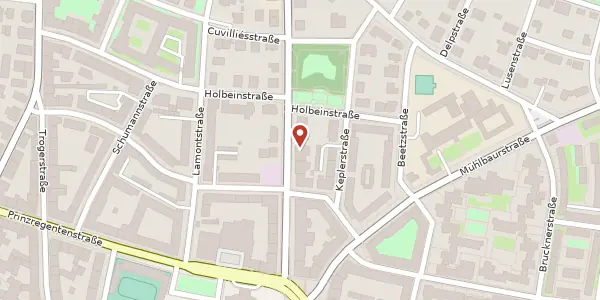Karte der Umgebung von Possartstr. 14, 81679 München