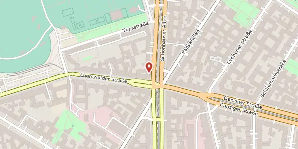 Karte der Umgebung von Schönhauser Allee 144, 10435 Berlin